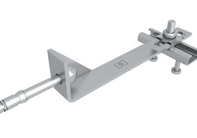 MOSO® FB-ZW Serrated restraint anchor — version with stiffened angle