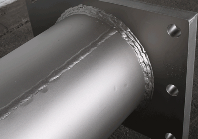 Photo: Detail view welded profile