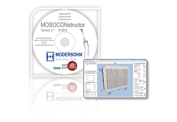 Calculation software MOSOCONstruktor