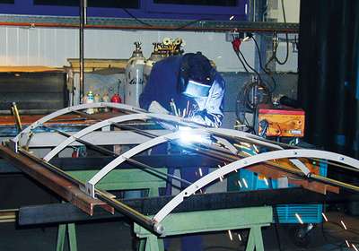 Foto Fassadenunterkonstruktion