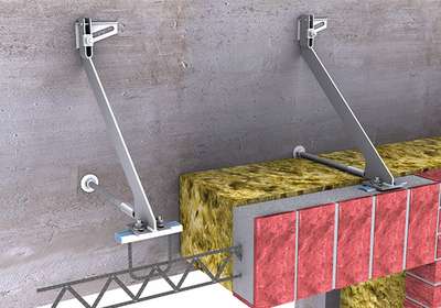 Fertigteilbefestigung mit Druckschraube