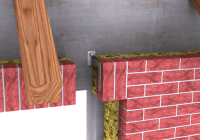 MOSO® EK-G, single bracket anchor for lintels with low masonry height